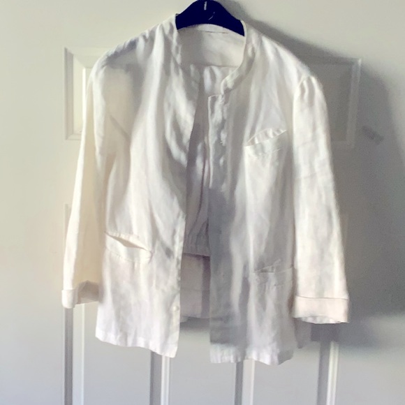 Connies moonlights Pants - Moon light Clothing, Vintage Women’s Linen Capri Set Petite /Medium